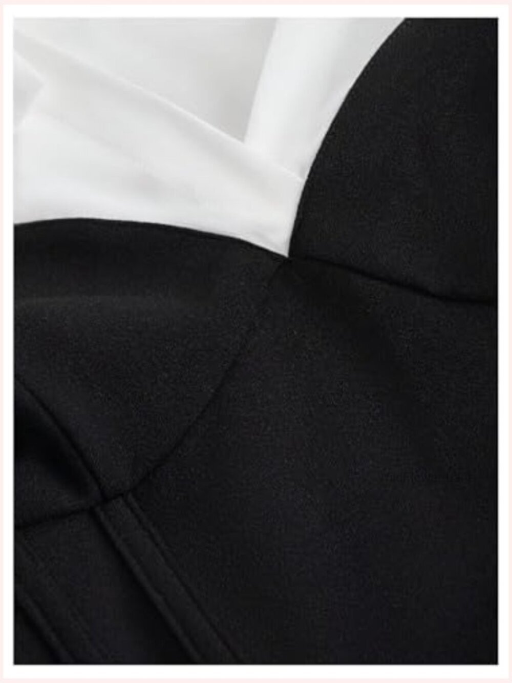 Fitted Peplum Blouse Long Sleeve Cold Shoulder Ruffle Top - Picture 3 of 4